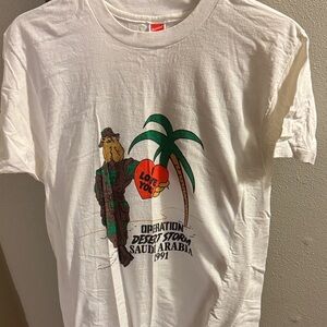 Vintage 1991 Dessert Storm Tshirt